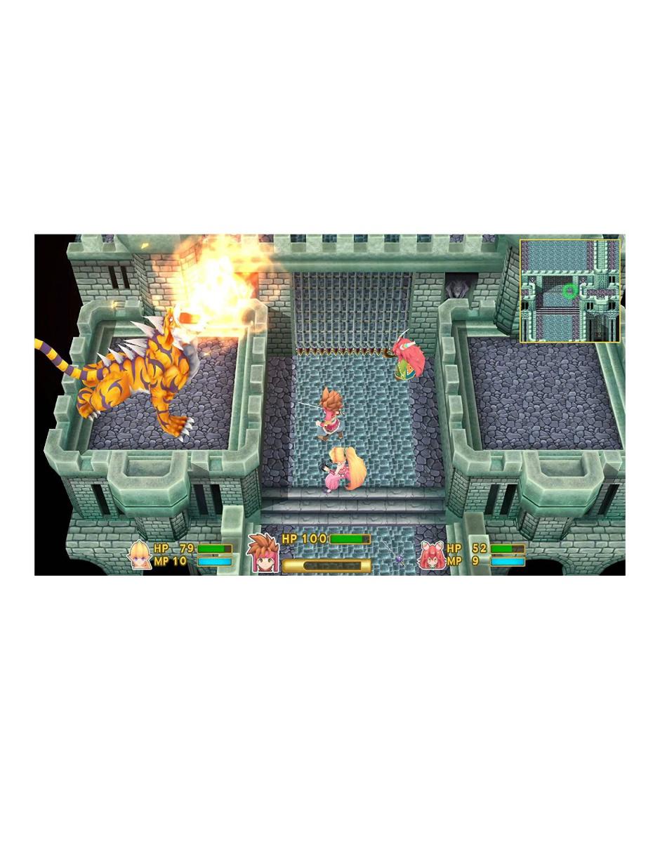 Secret Of Mana Play Station estándar para 4 3