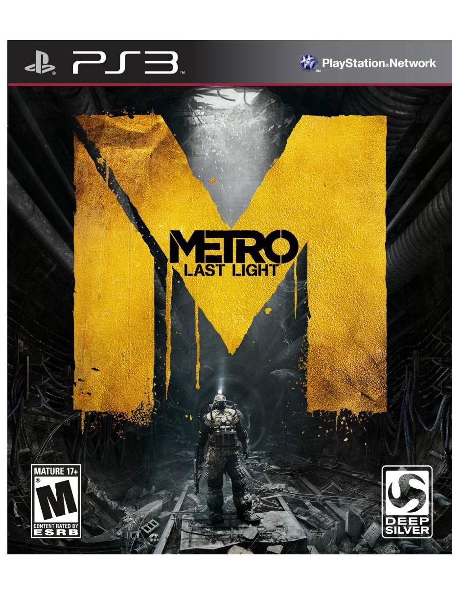 Metro Last Light Edición Estándar para PlayStation 3 Juego Físico