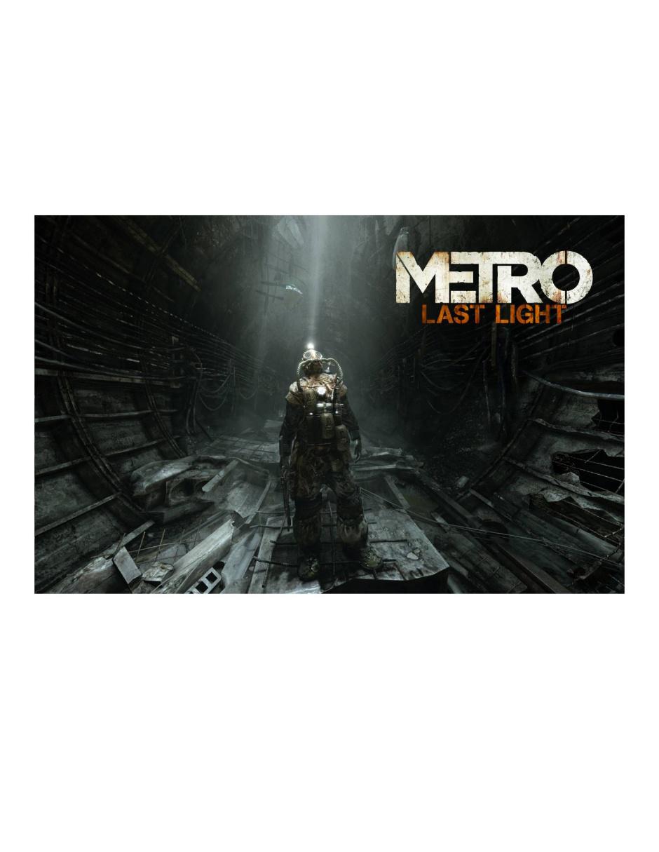 Metro Last Light Edición Estándar para PlayStation 3 Juego Físico