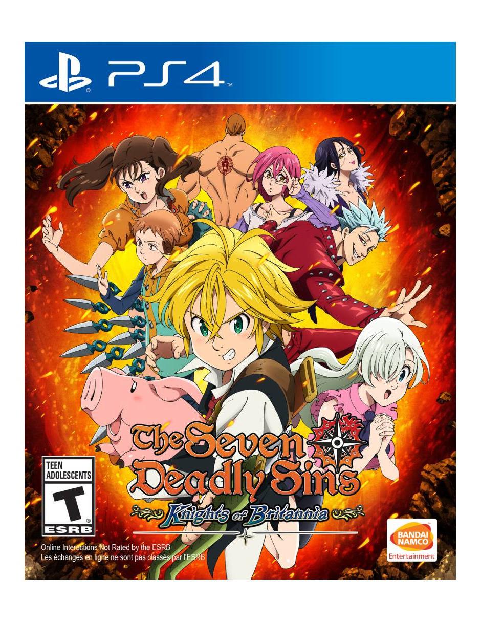 The Seven Deadly Sins : Knights Of Britannia para PlayStation 4 Físico
