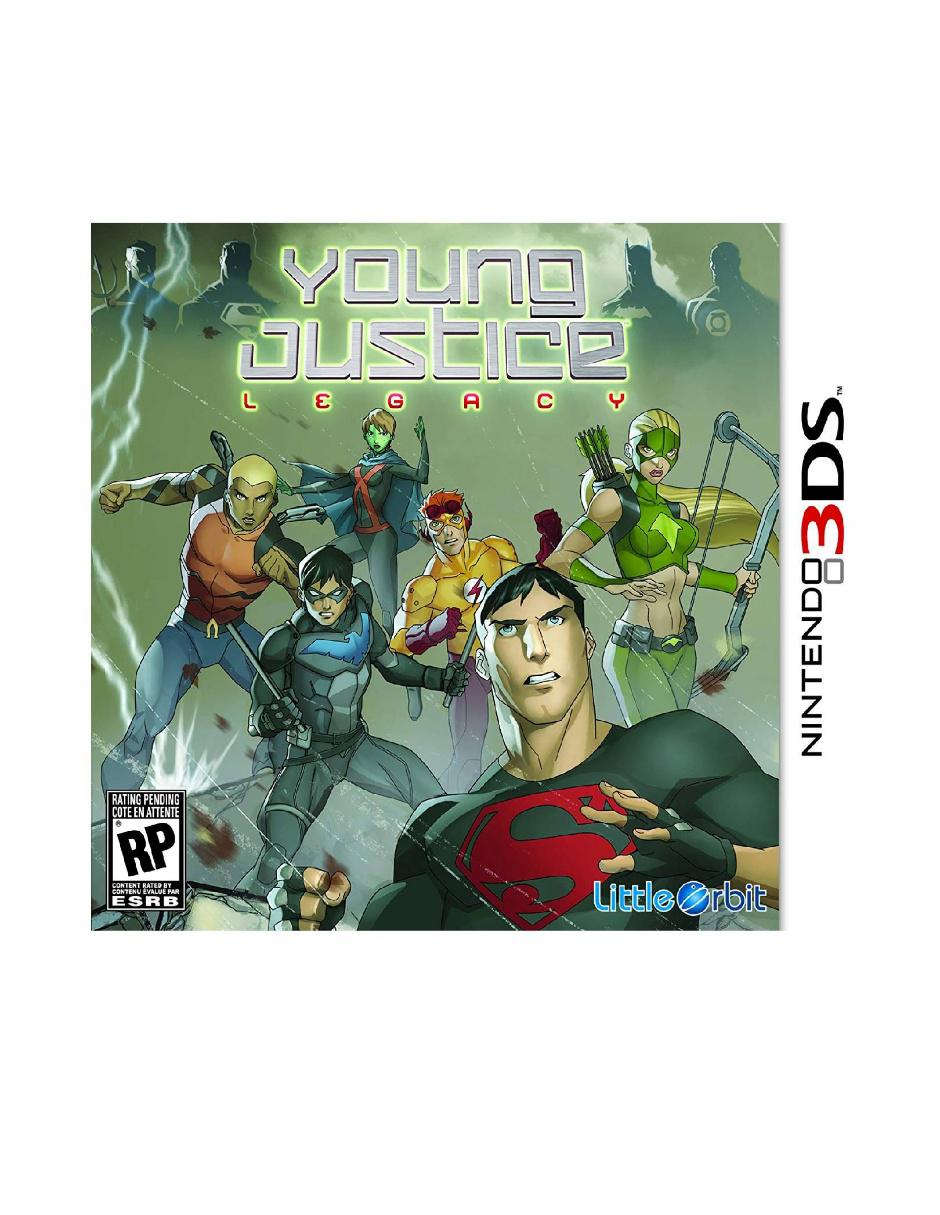 Young Justice Legacy estándar para nintendo 3ds Young Justice Legacy estándar para nintendo 3ds
