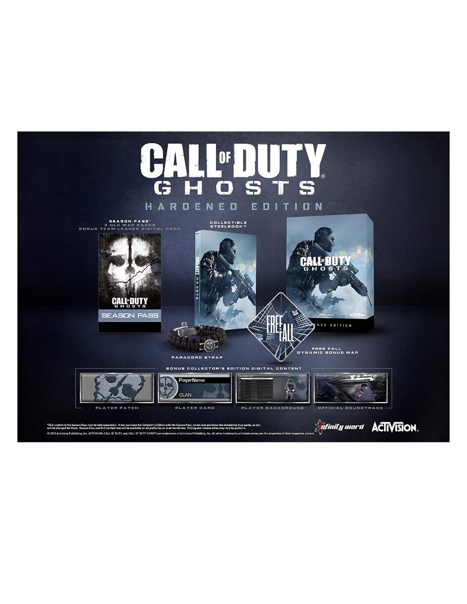 Call Of Duty Ghosts especial para 1
