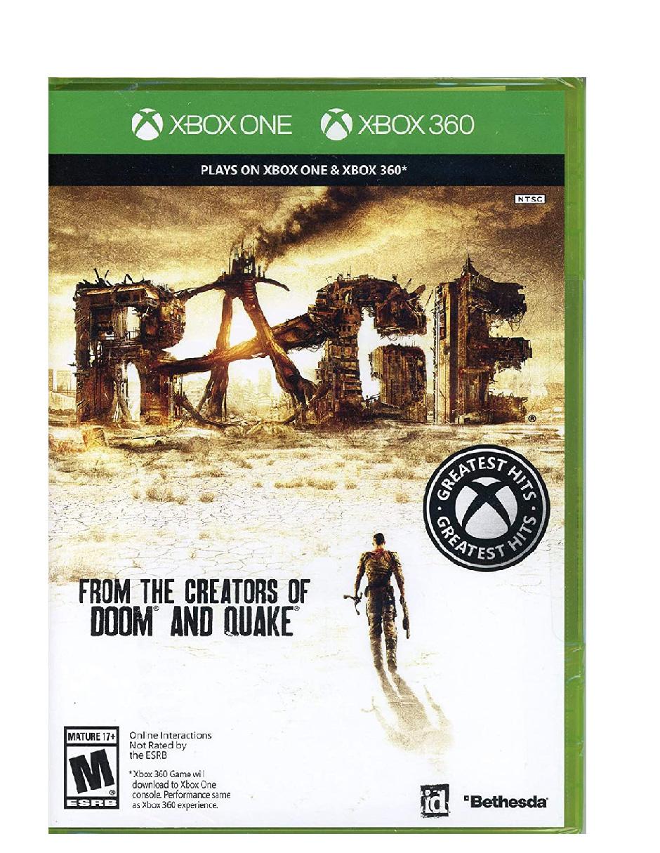 Rage estándar para xbox one y xbox 360 1