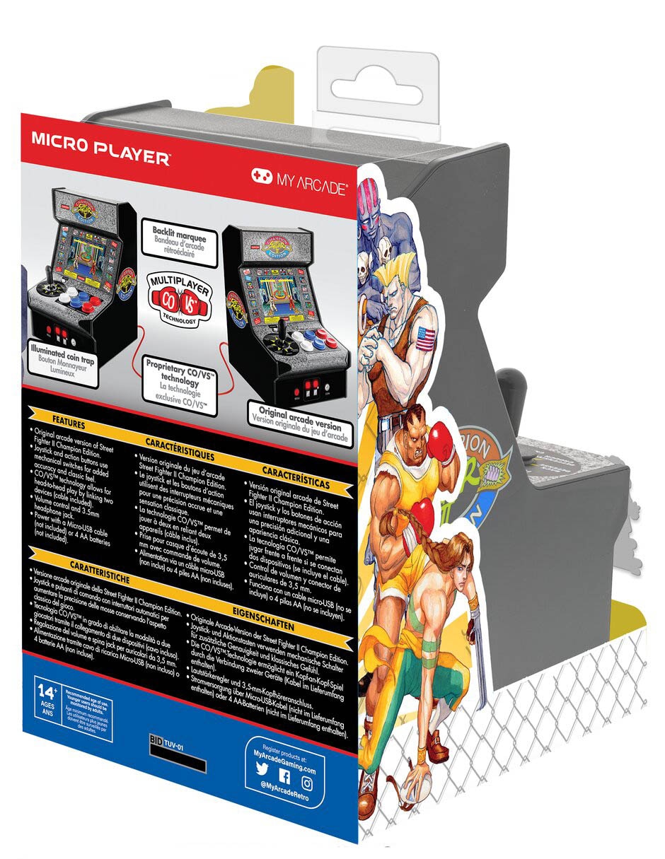 Micro Consola Arcade Capcom Street Fighter II Champion Edition
