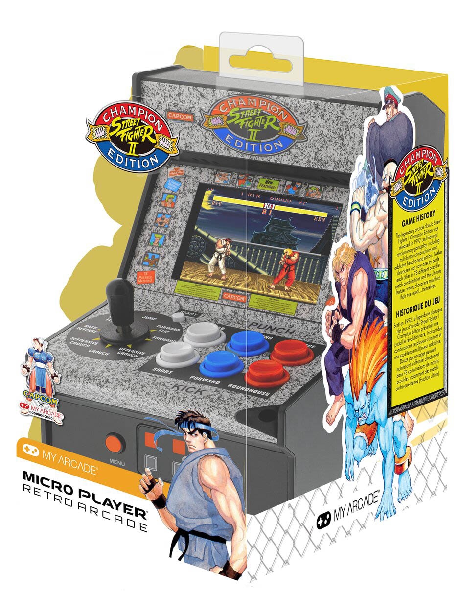 Micro Consola Arcade Capcom Street Fighter II Champion Edition
