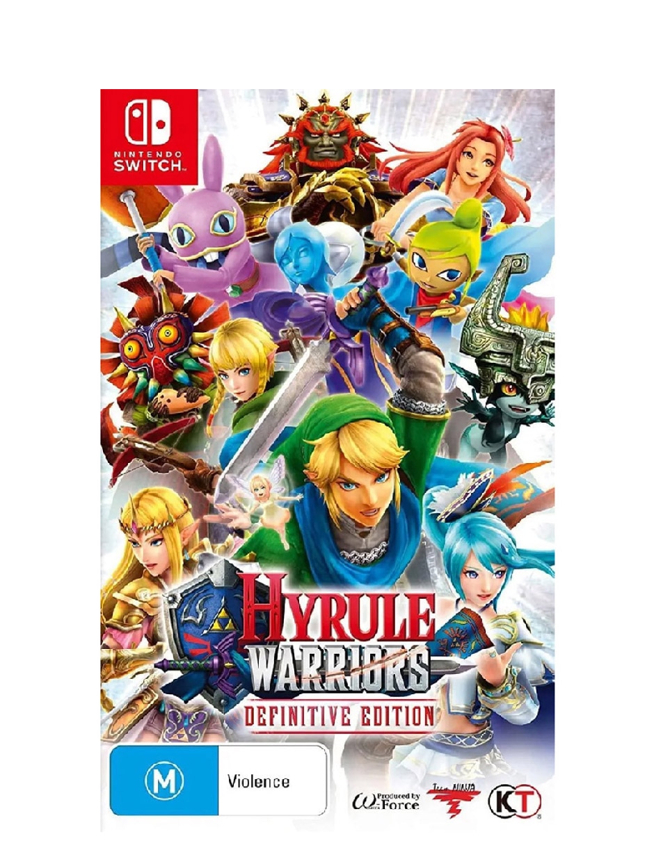 Hyrule Warriors definitive edition para Switch