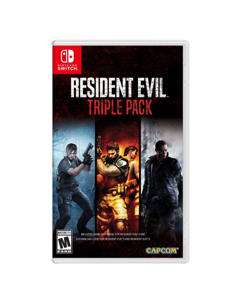 Resident Evil Triple Pack estándar para nintendo switch Resident Evil Triple Pack estándar para nintendo switch
