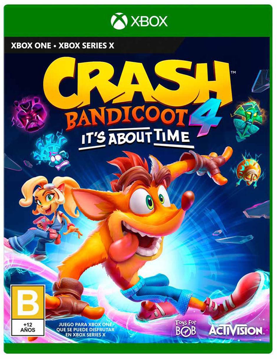 Crash Bandicoot 4 Its About Time estándar para xbox series x/xbox one