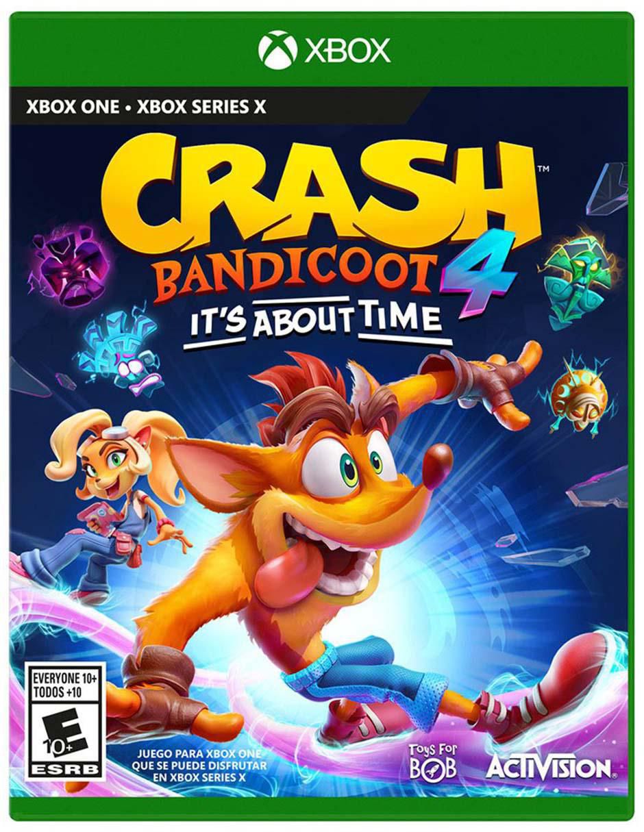 Crash Bandicoot 4 Its About Time estándar para xbox series x/xbox one