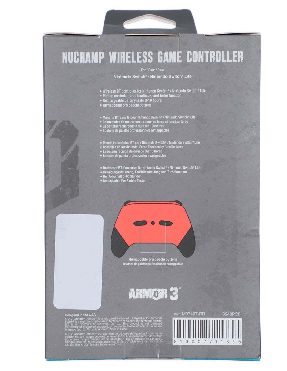 Clip p/control Hyperkin inalámbrico para nintendo switch