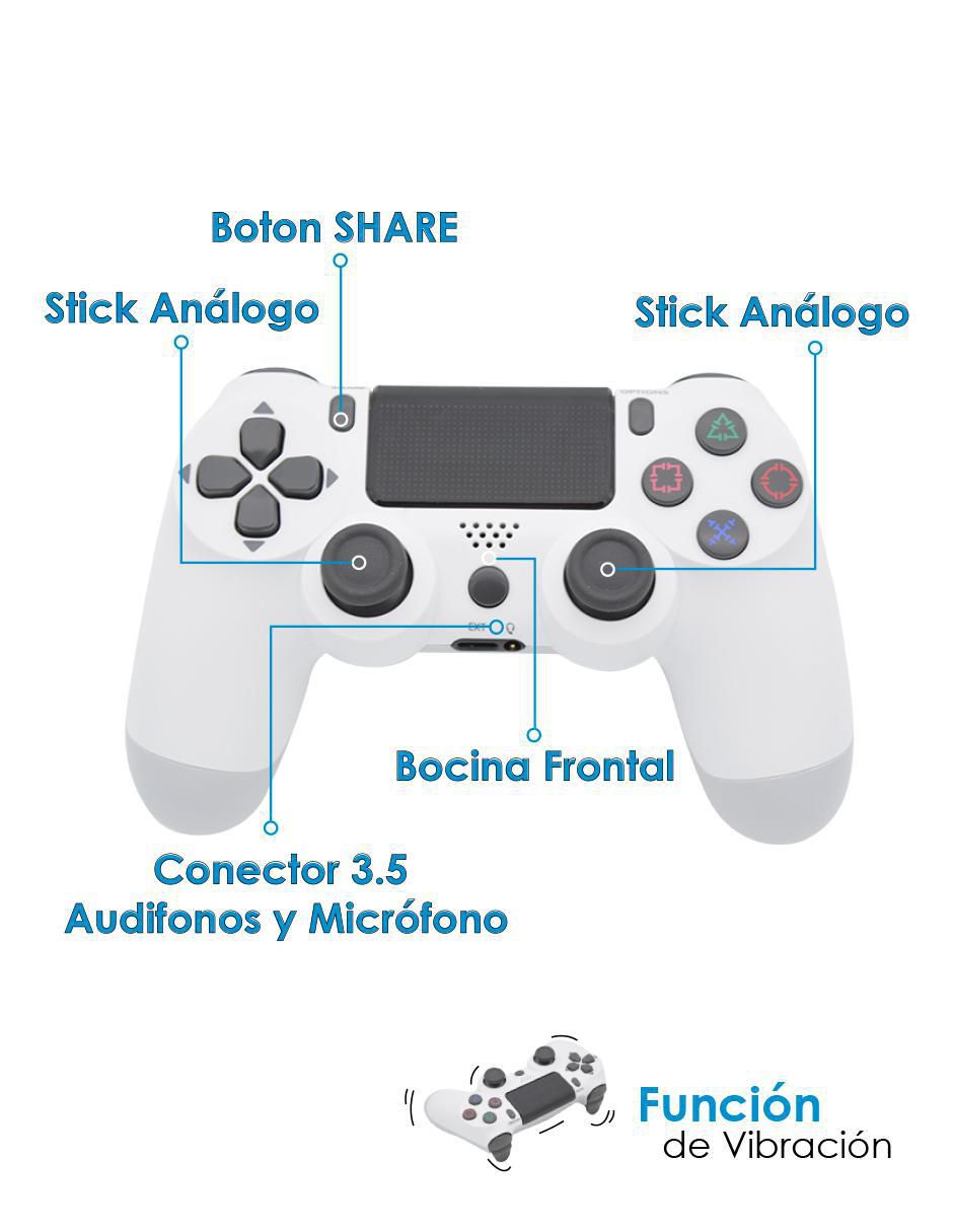 Control alámbrico para playstation 4 3