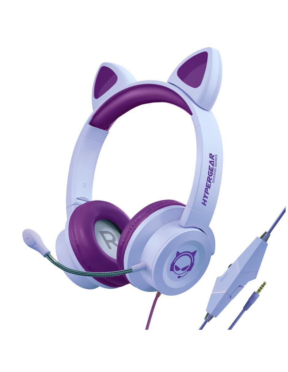 Audífonos On-Ear Hypergear Kitty Kombat alámbricos