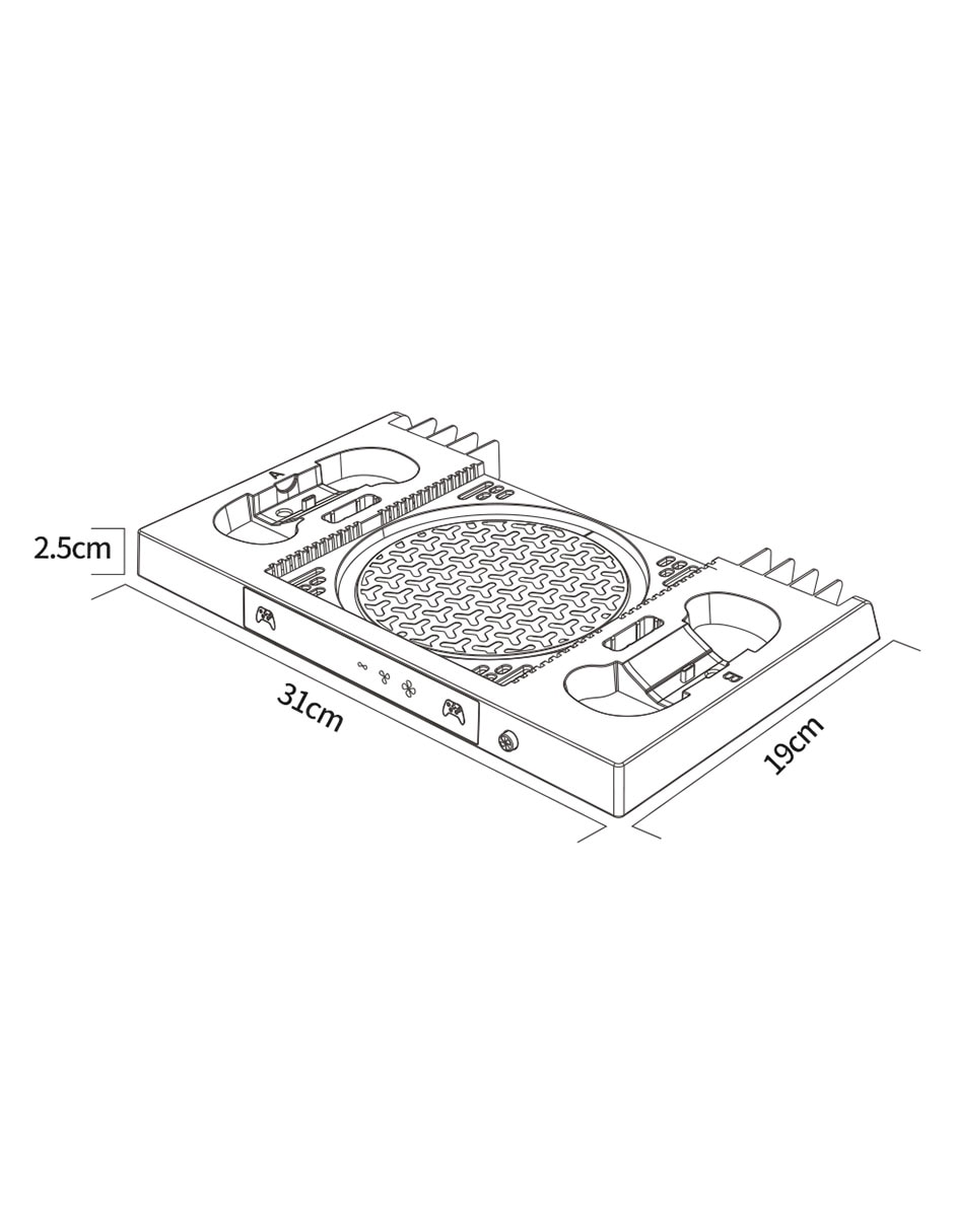 Base para consola de escritorio Ground Electronics