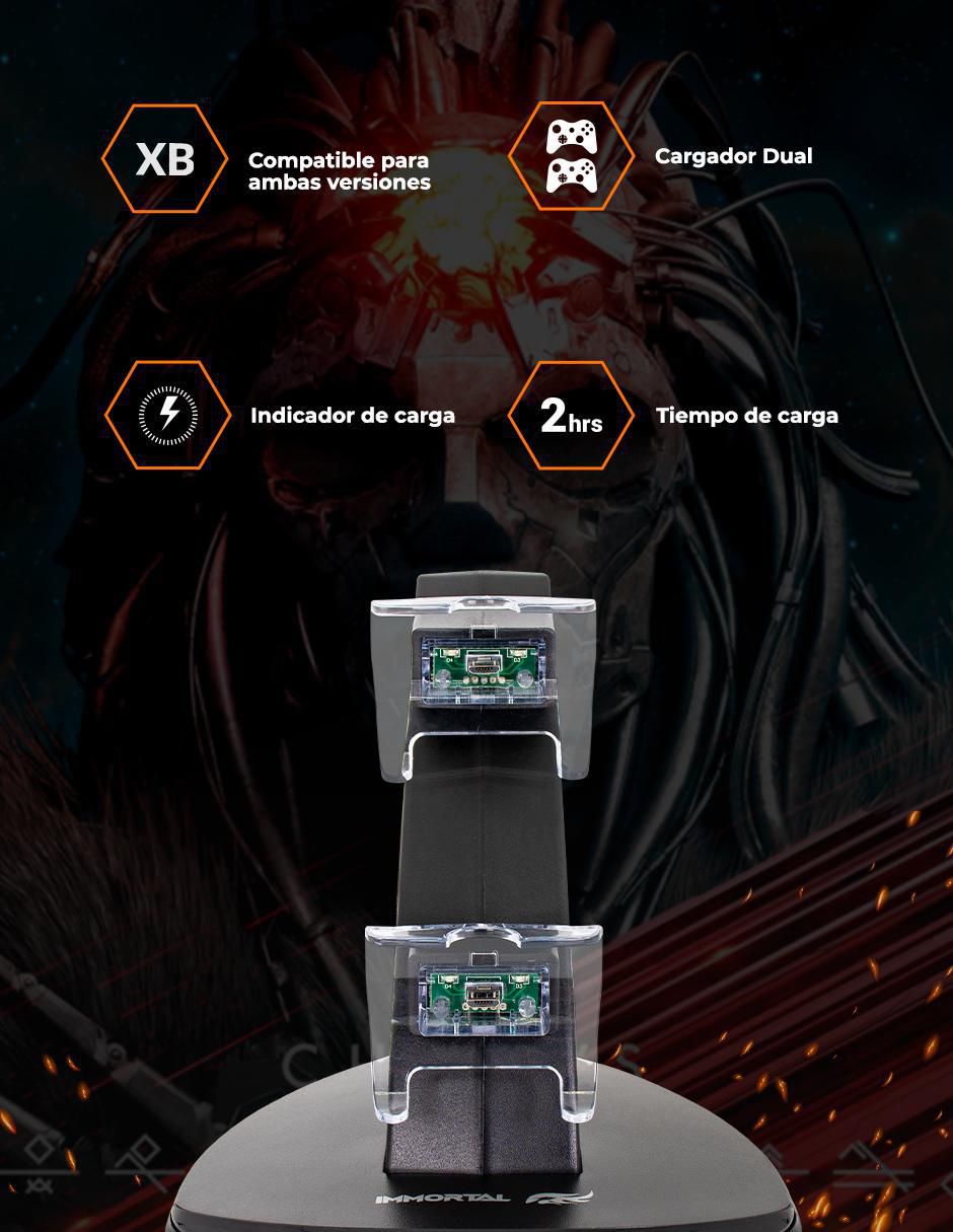 Cargador de control Xbox Techzone CA