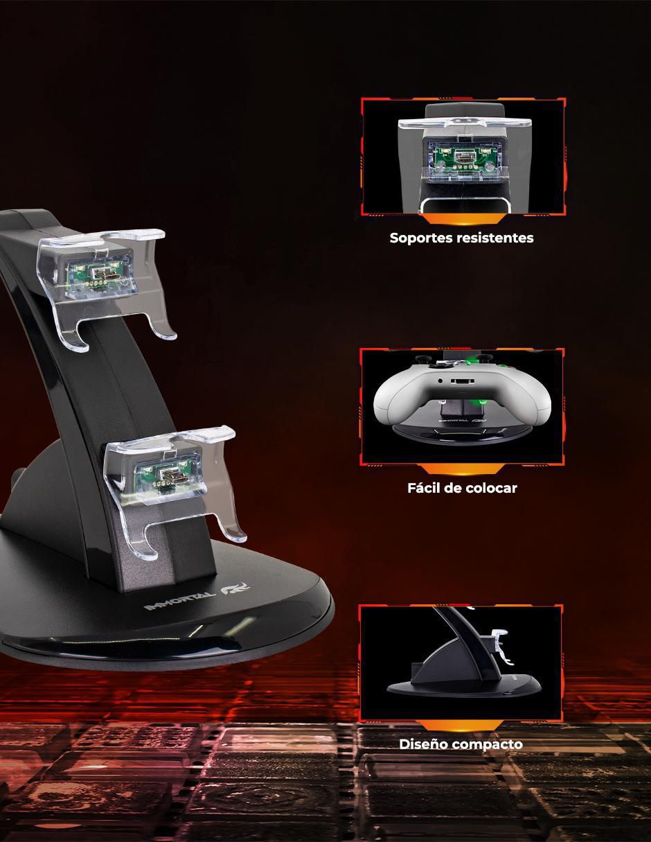 Cargador de control Xbox Techzone CA