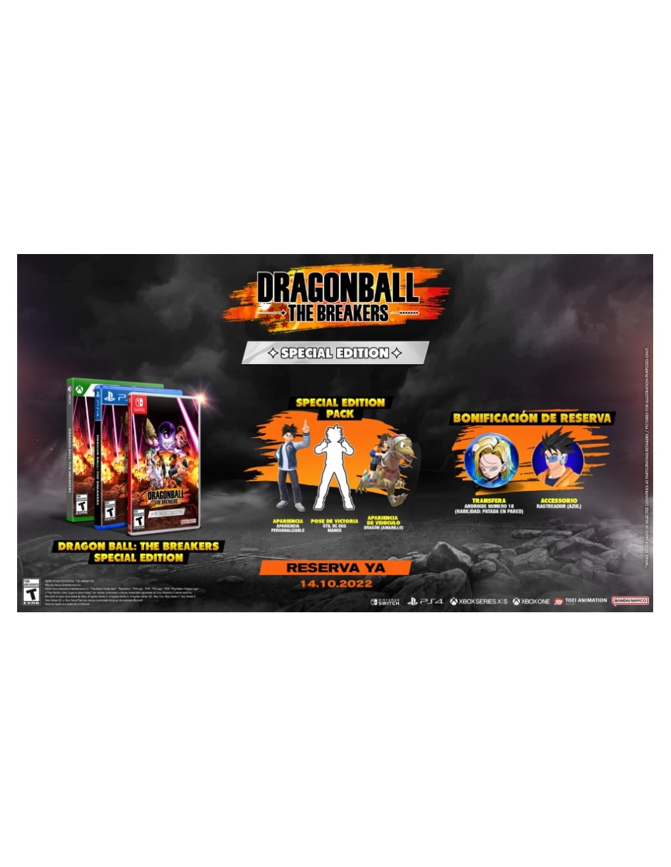 Dragon Ball: The Breakers especial para switch 2