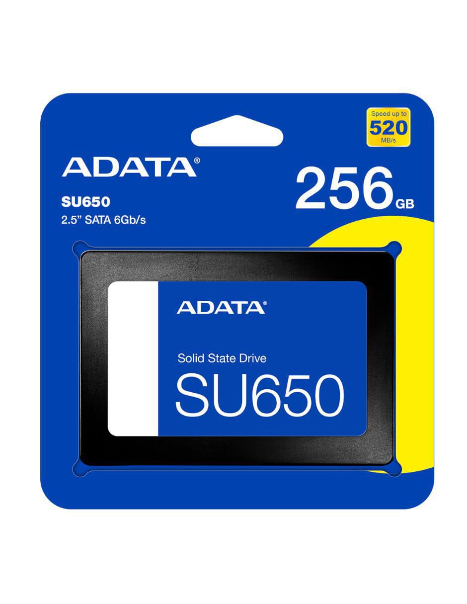 Unidad SSD capacidad 256 GB
