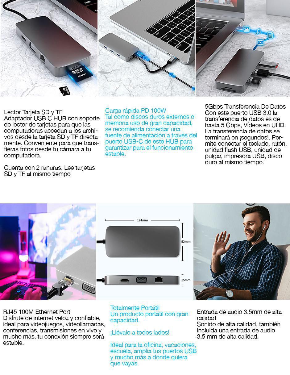 Adaptador multipuertos 5