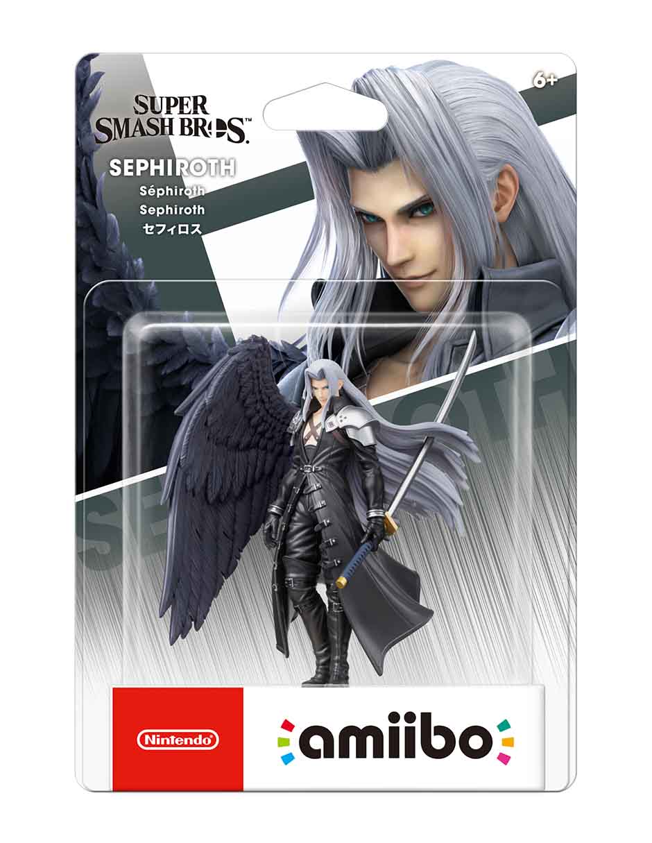 Figura articulada Super Smash Bros Sephiroth collectors Amiibo