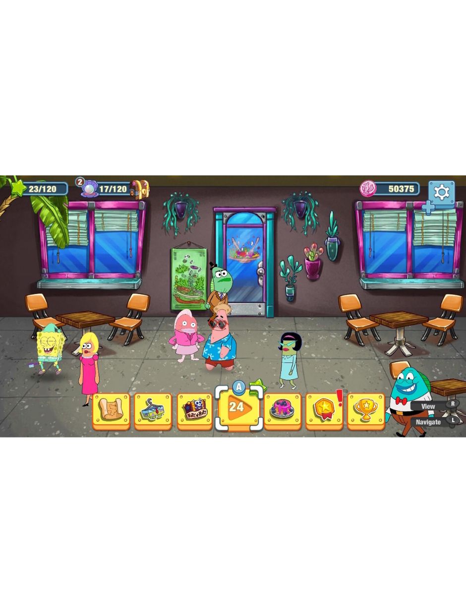 Spongebob Krusty Cook Off estándar para switch 2