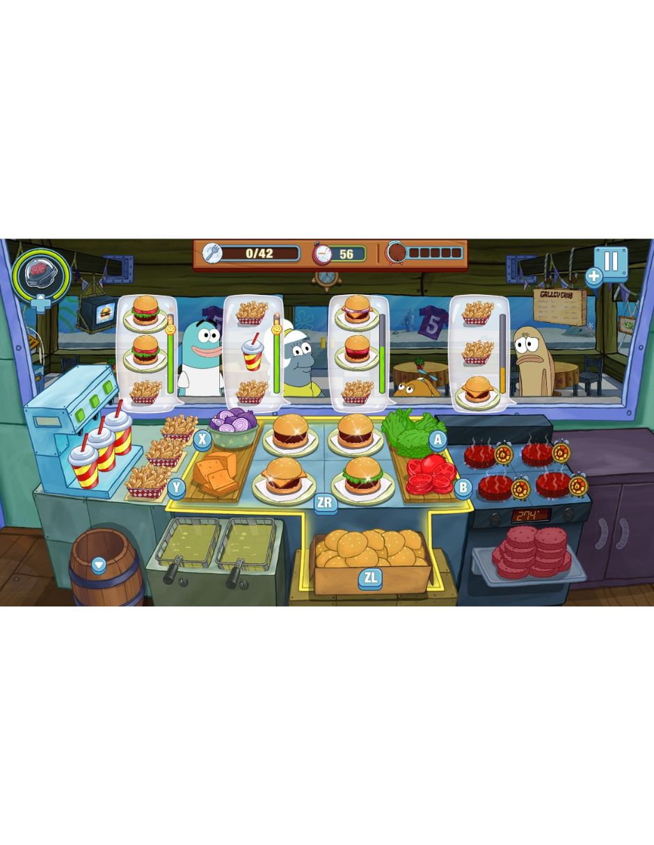 Spongebob Krusty Cook Off estándar para switch Spongebob Krusty Cook Off estándar para switch
