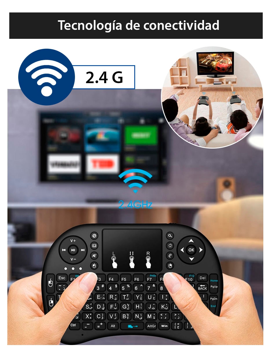 Teclado conexión inalámbrica Dosyu DY-KM03