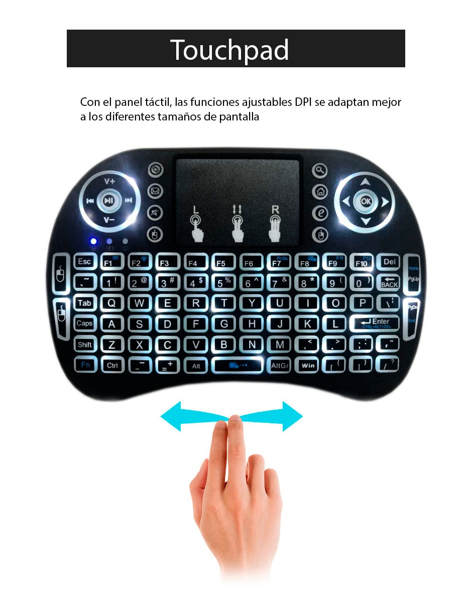 Teclado conexión inalámbrica Dosyu DY-KM03
