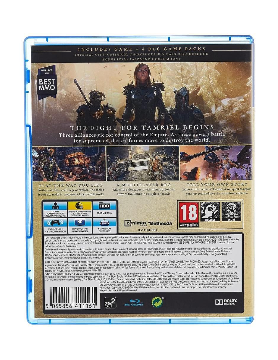 The Elder Scrolls Online gold para ps4