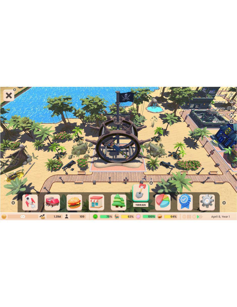 Roller Coaster Tycoon Adventures Deluxe deluxe para Nintendo 2