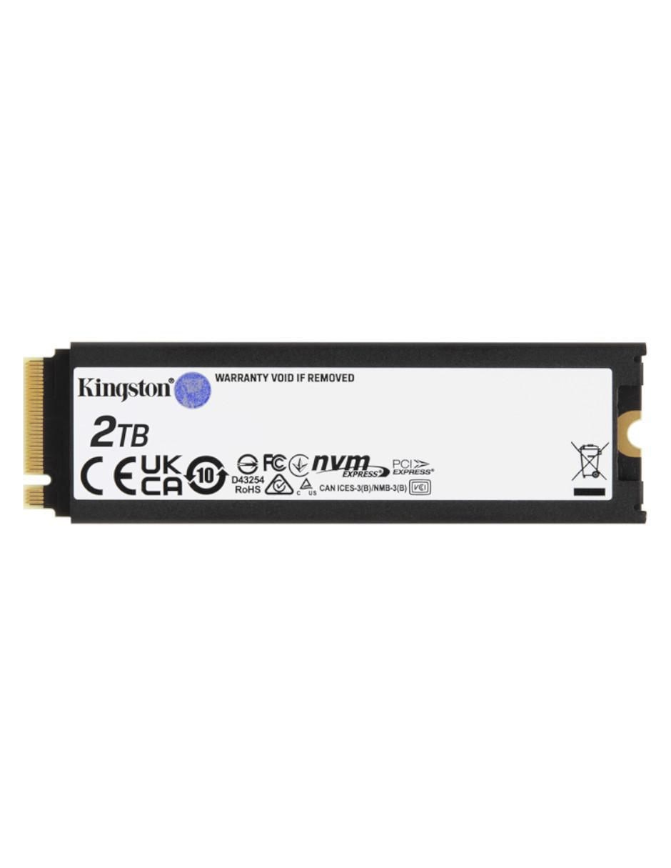 Unidad SSD Kingston capacidad 2 TB