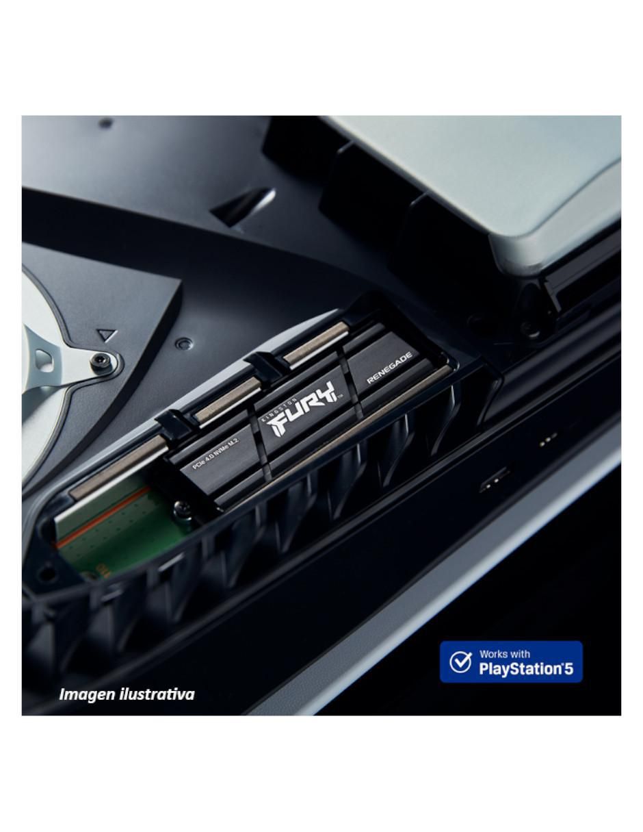 Unidad SSD Kingston capacidad 2 TB