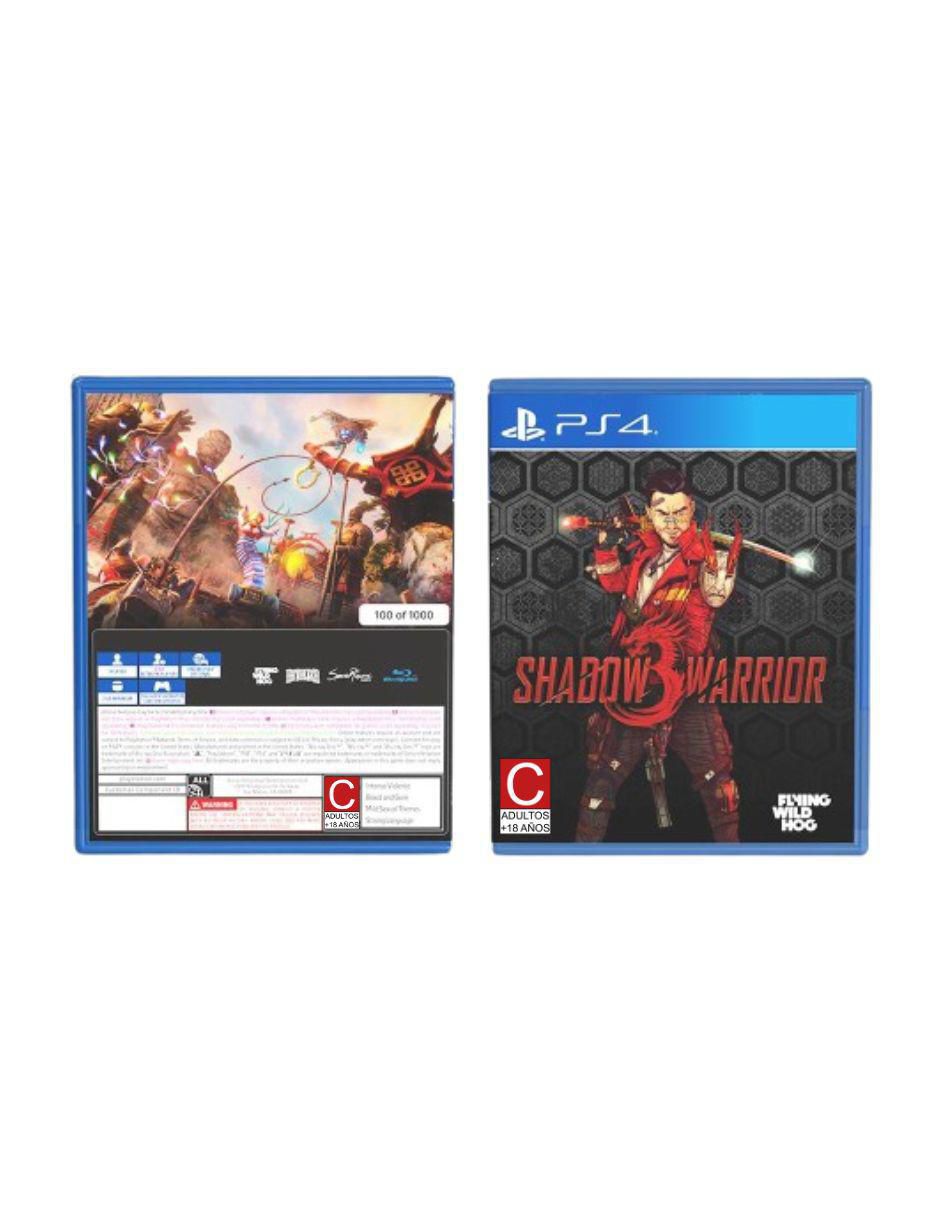 Shadow Warrior 3 Especial Reserve para ps4 2