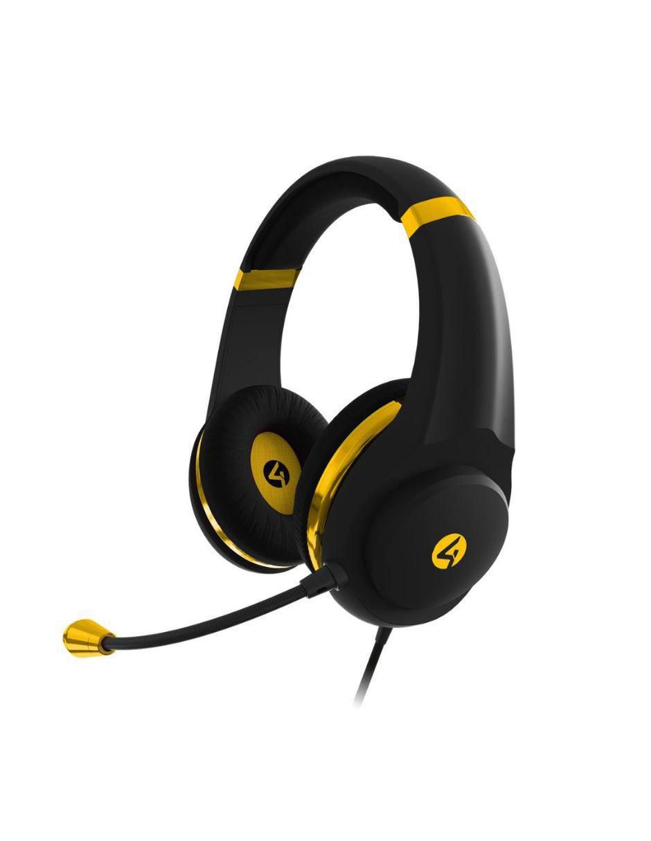 Audífonos Over-Ear Xp-Goldblk-M-4G alámbricos con cancelación de ruido Audífonos Over-Ear Xp-Goldblk-M-4G alámbricos con cancelación de ruido