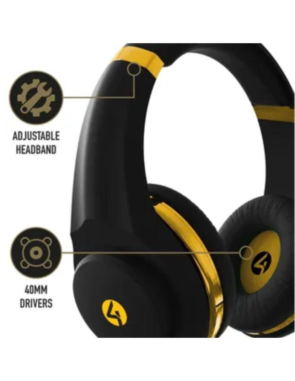 Audífonos Over-Ear Xp-Goldblk-M-4G alámbricos con cancelación de ruido