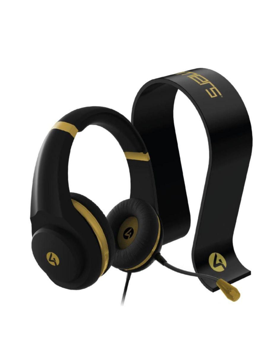 Audífonos Over-Ear Xp-Goldr-Blk-4G alámbricos con cancelacion de ruido 2