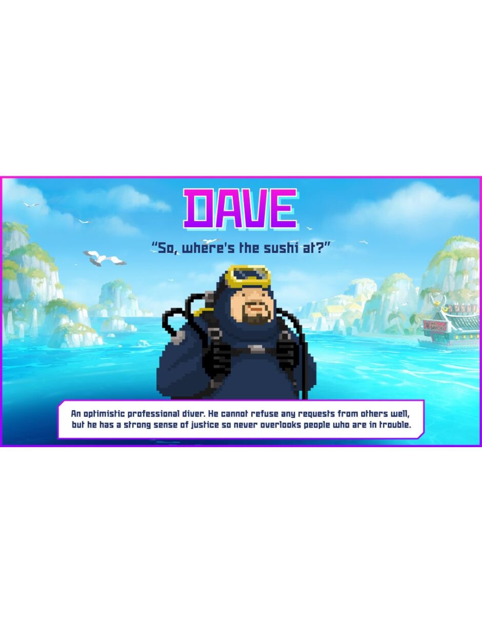 Dave The Diver anniversary edition para switch 4