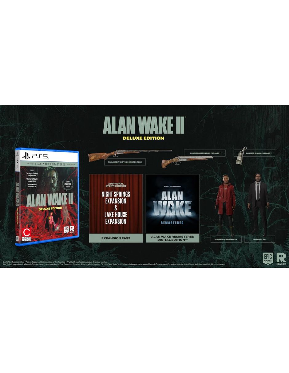 Alan Wake Ii deluxe para PS5
