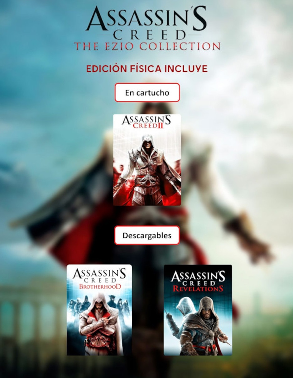 Assassins Creed The Ezio Collection estándar para nintendo switch 2
