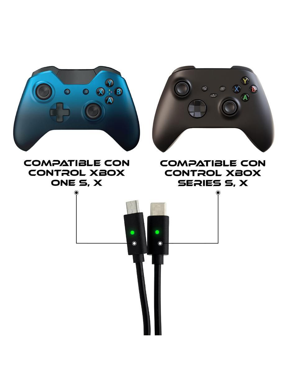 Cargador de control Xbox USB + USB tipo C