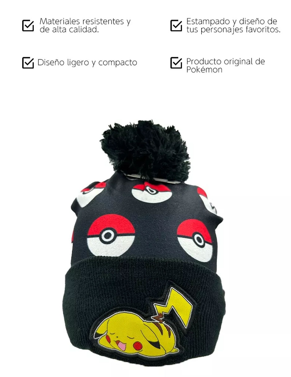 Gorro casual Pikachu infantil 2