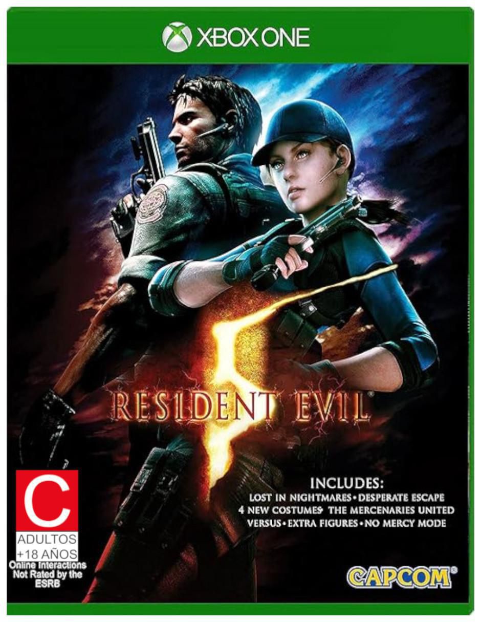 Resident Evil 5 estándar para xbox one