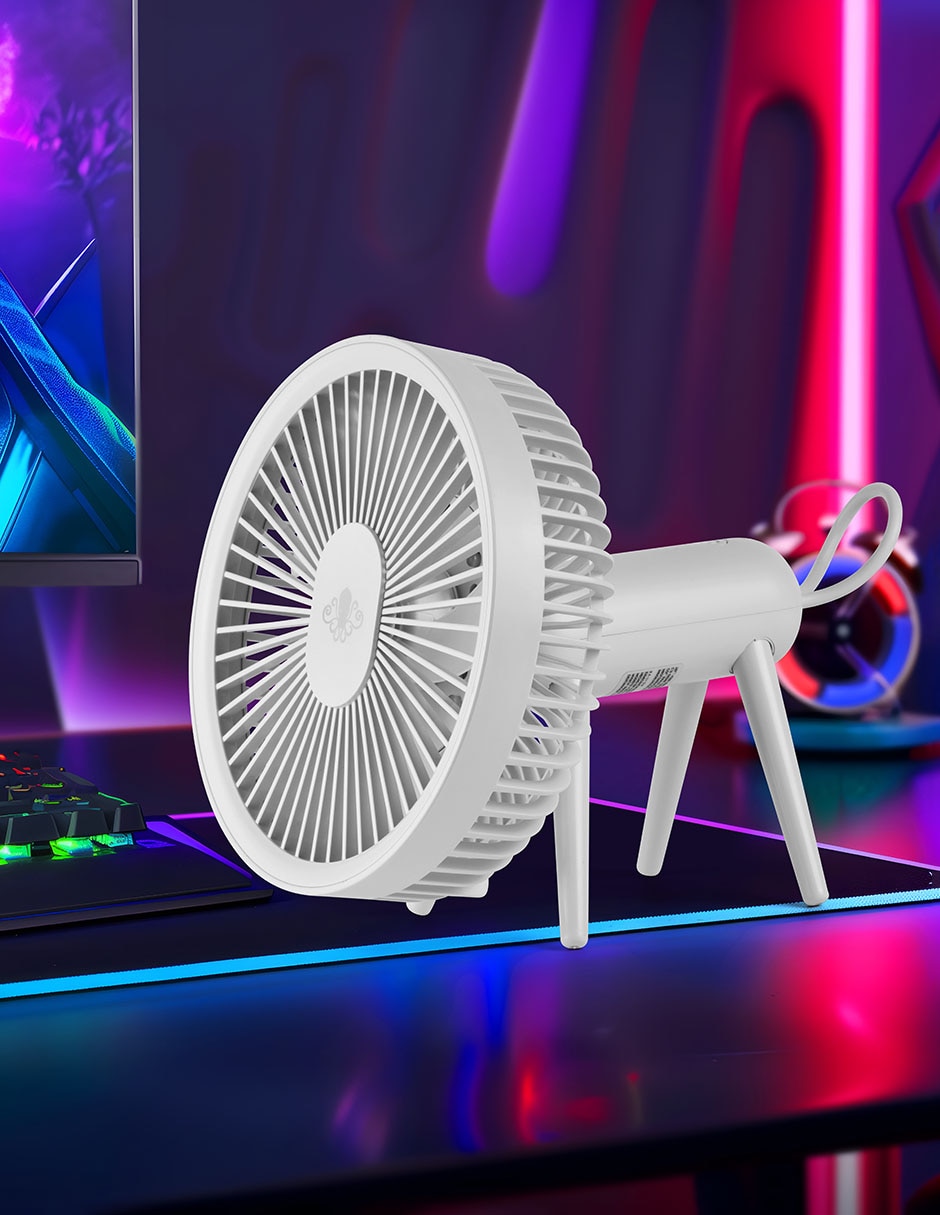 Ventilador gamer sobrepuesto 6
