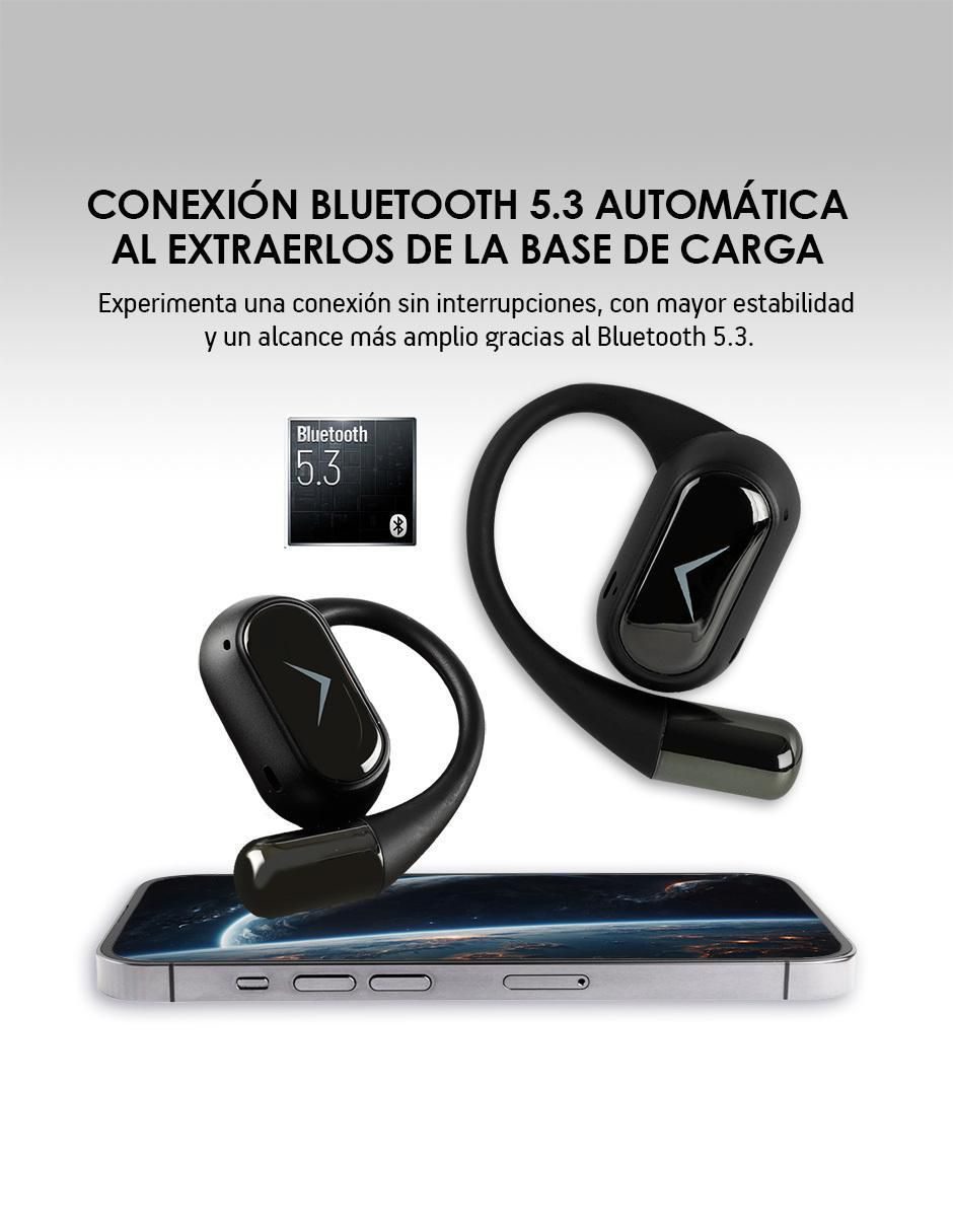 Audífonos On-Ear Sport Open Ear inalámbricos con cancelación de ruido 2
