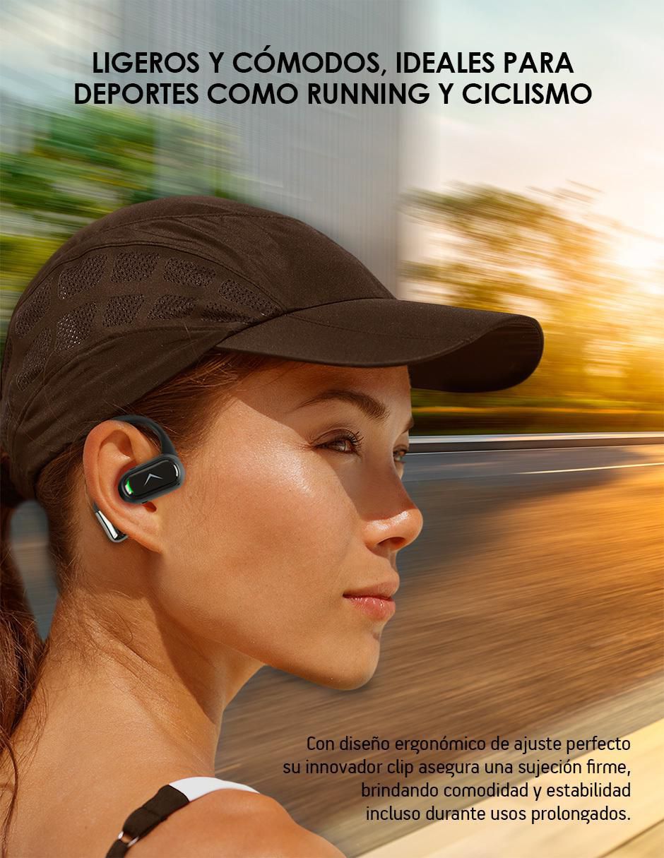 Audífonos On-Ear Sport Open Ear inalámbricos con cancelación de ruido 9