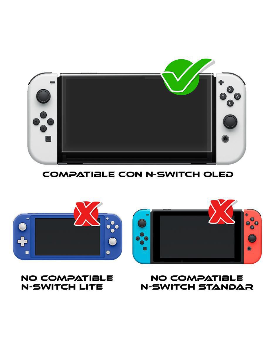 Mica para consola Virtual Zone Nintendo Switch OLED de cristal templado