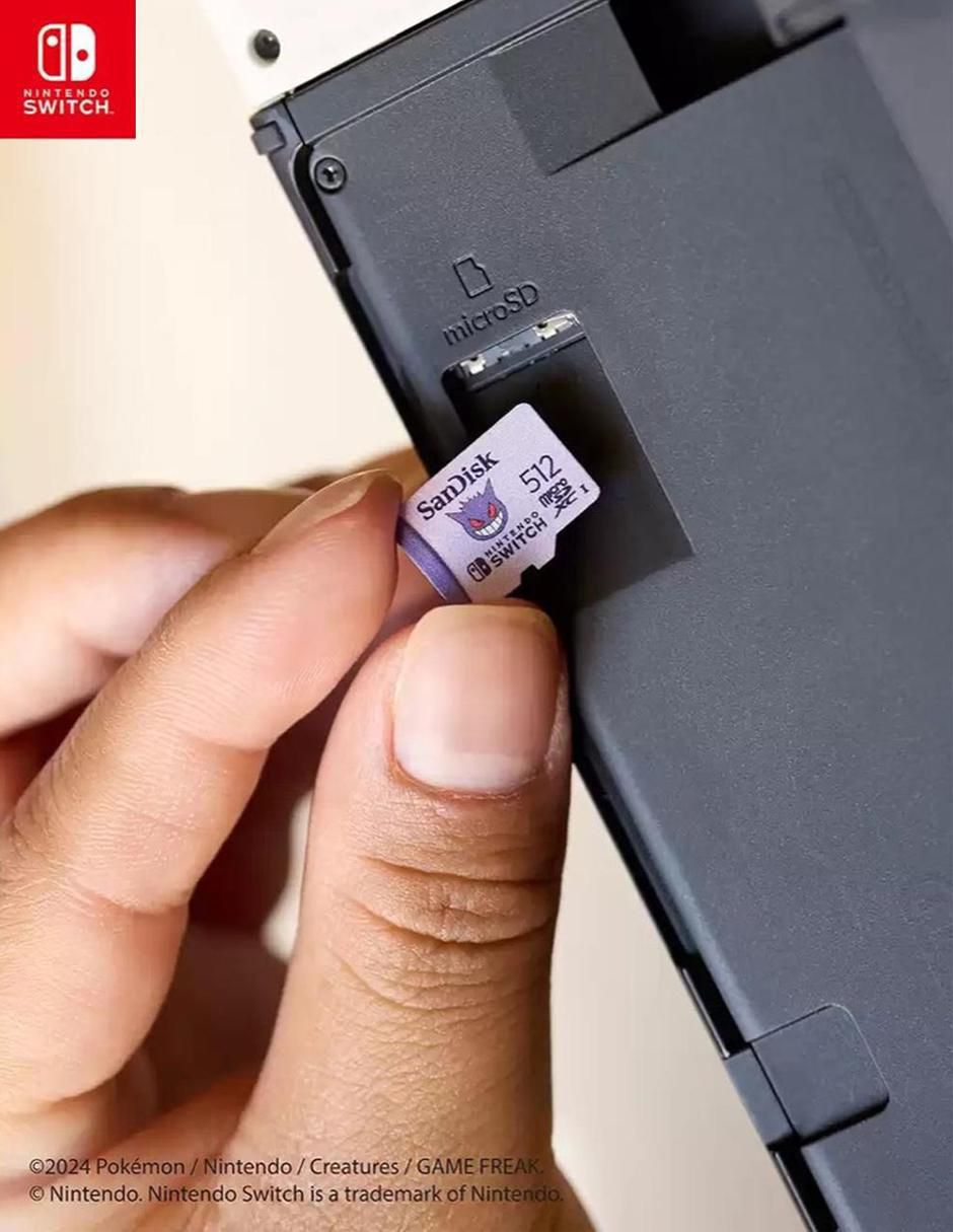 Memoria micro SD Sandisk capacidad 512 GB