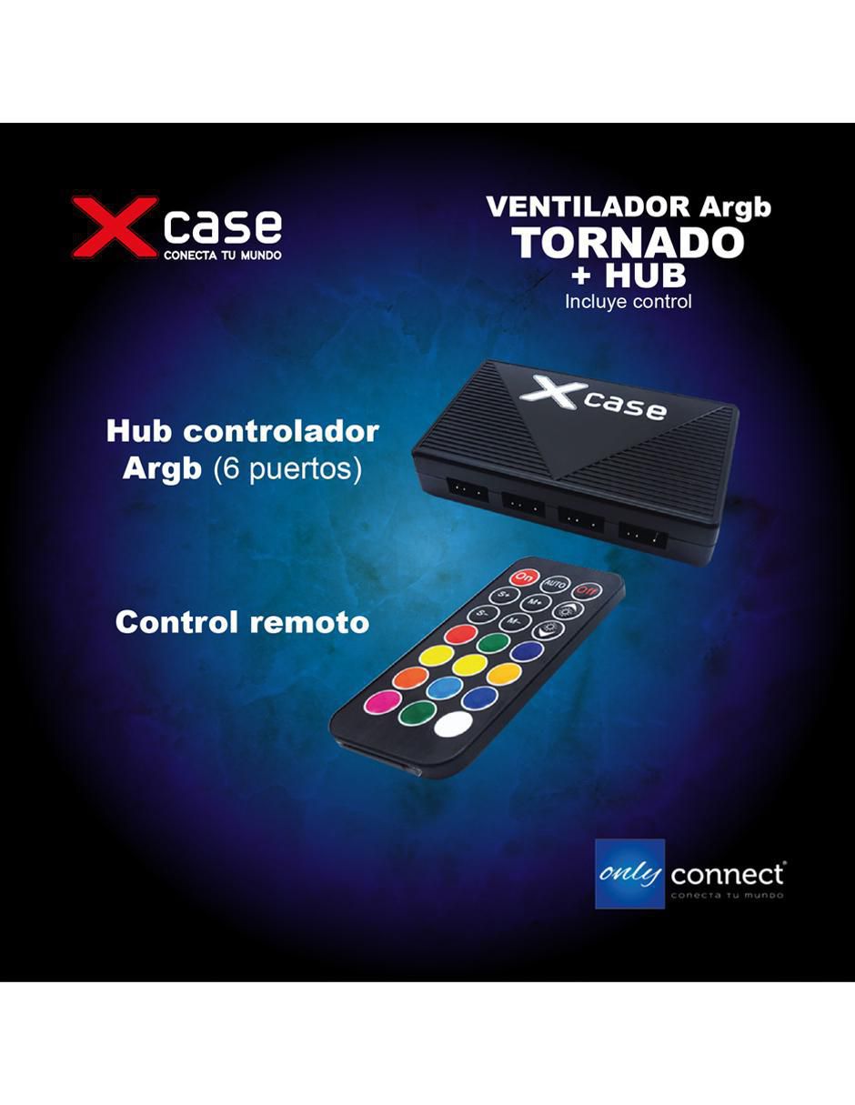 Ventilador gamer magnético Rgb Control Remoto 6