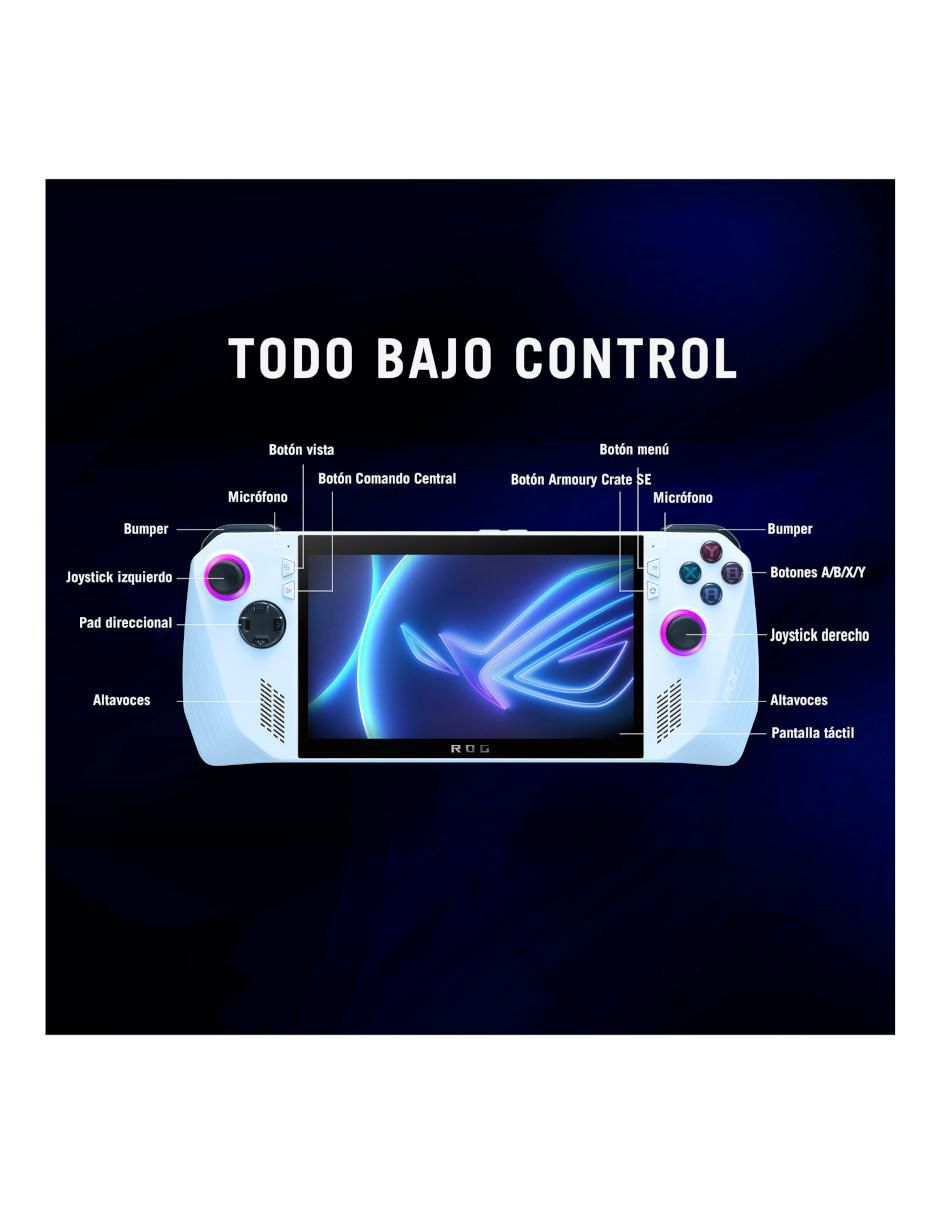 Consola portátil Windows 11 512 GB edición estándar Rog Ally Z1 Extreme
