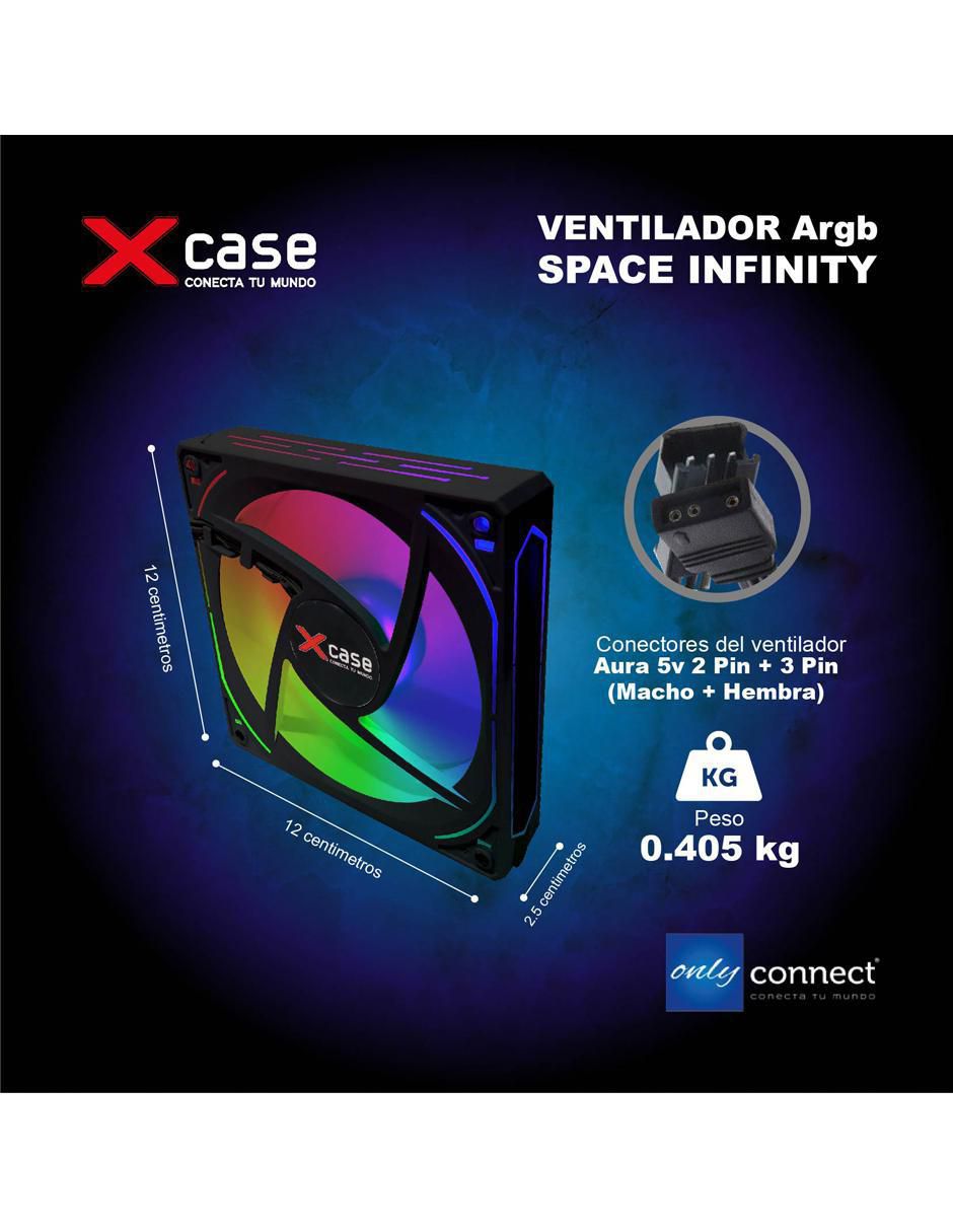Ventilador gamer magnético ARGB 5