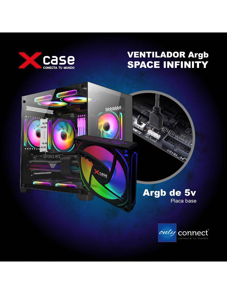 Ventilador gamer magnético ARGB 7